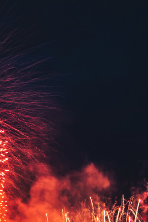 Fireworks at New Yearの写真素材