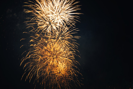 Fireworks at New Yearの写真素材
