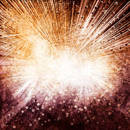 Illustrated abstract dark background with orange and red tonesの写真素材