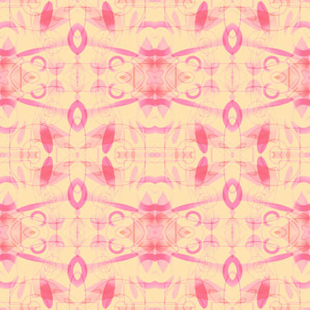 Illustrated abstract seamless background, repeat patternの写真素材