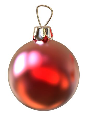 Christmas ornament 3D Illustration isolated on white background.の写真素材