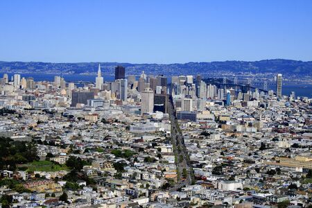 San Francisco downtown by day. California