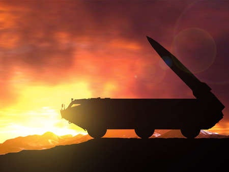 Tactical missile complex Tochka-U is ready to attack.