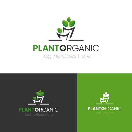 "Eco Organic Tree Plant" is a stunning logo template that perfectly captures the essence of a green and sustainable brand. With its bold and minimalist design, it is sure to make a lasting impression on your audience, while conveying your commitment to the environment and the promotion of eco-friendly practices.のイラスト素材