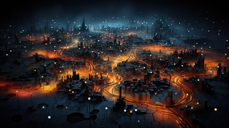 Futuristic cityの素材