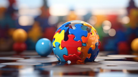 Colorful plastic toys on a background of the cityの素材