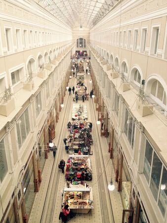 Shopping galleria Passage in St.Petersburgの素材