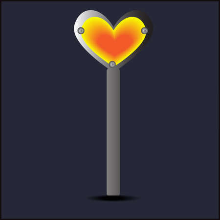 signheart  symbol sign background vector, illustrationのイラスト素材