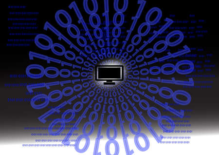 digital; technology; background; modern; up-to-date; electric; blue; businessのイラスト素材