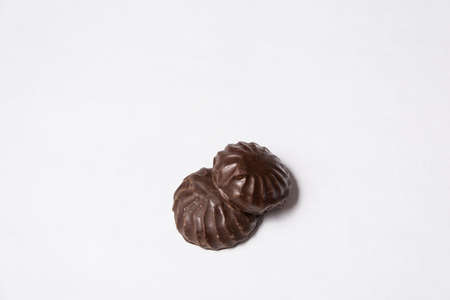Two chocolate marshmallows