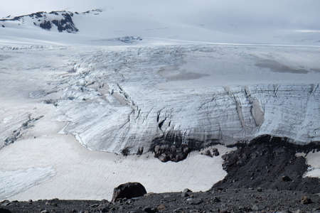Glacier Terskol at Mount Elbrus in the North Caucasus