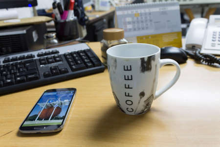 Daily routine in an office