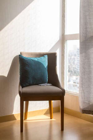 Decoration of apartment with chair as center of attentionの写真素材