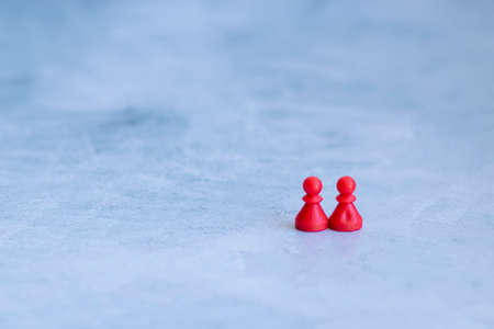 Symbolizing gay female couple, LGTB conceptの写真素材