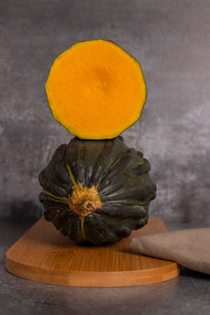Pumpkin Soup, typical of Peru, also called as: Zapallo Loche or Lambayeque.の写真素材