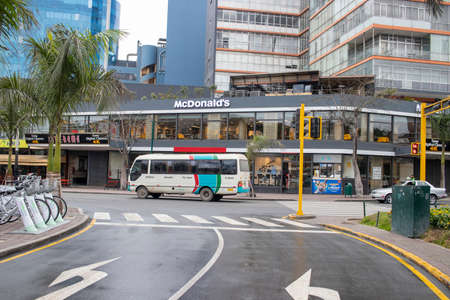 LIMA, PERU - SEP 08TH 2019: Traffic view in the city of Lima, Peruのeditorial素材