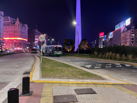 Buenos Aires, Argentina - 05th Jun 2022: Public transport in the city of Buenos Airesのeditorial素材