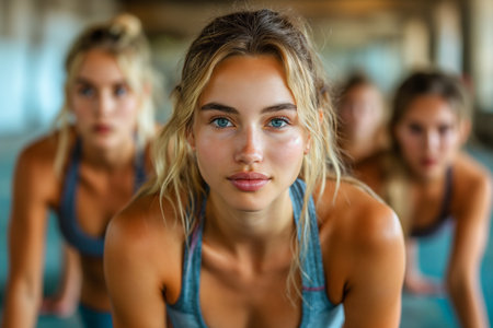 Female Athletes: Showcasing Strength and Skill Masteryの素材