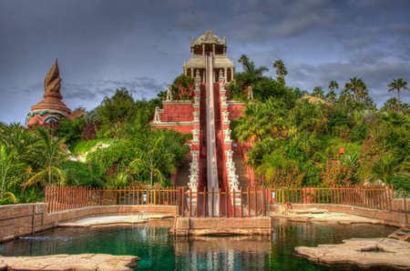 Water slide, Tenerife, Canarian Islandsのeditorial素材