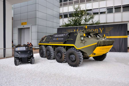 FRANKFURT - SEPT 14: Mansory Schutzenpanzerwagen presented as world premiere at the 65th IAA...