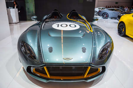 FRANKFURT - SEPT 21: ASTON MARTIN CC100 presented as world premiere at the 65th IAA (Internationale...