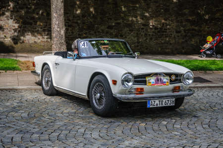 FULDA, GERMANY - MAI 2013:  Opel retro car on Mai 9, 2013 in Fulda, Germanyのeditorial素材