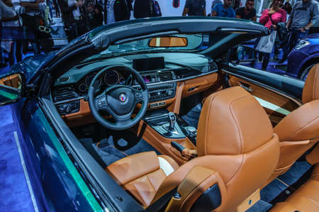 FRANKFURT - SEPT 2015: BMW Alpina D4 Biturbo presented at IAA International Motor Show on September 20, 2015 in Frankfurt, Germanyのeditorial素材