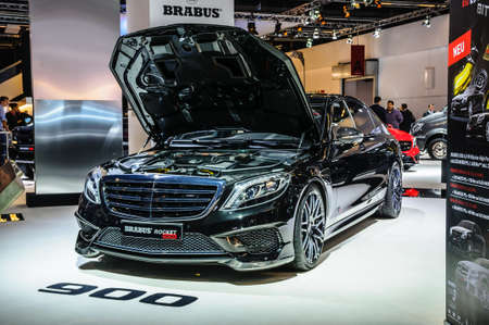 FRANKFURT - SEPT 2015: Brabus Mercedes-Maybach Rocket 900 presented at IAA International Motor Show on September 20, 2015 in Frankfurt, Germanyのeditorial素材
