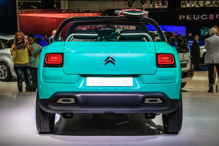FRANKFURT - SEPT 2015: Citroen Cactus M presented at IAA International Motor Show on September 20,...