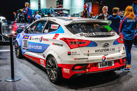 FRANKFURT - SEPT 2015: Hyundai i30 VLN presented at IAA International Motor Show on September 20,...