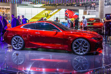 FRANKFURT, GERMANY - SEPT 2019: , IAA International Motor Show Auto Exhibtion.のeditorial素材