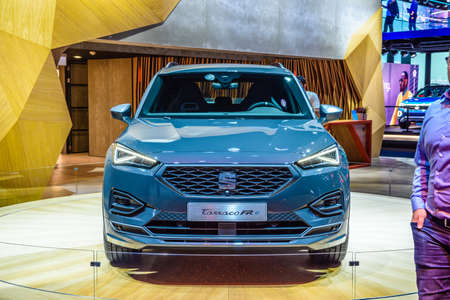 FRANKFURT, GERMANY - SEPT 2019: , IAA International Motor Show Auto Exhibtion.