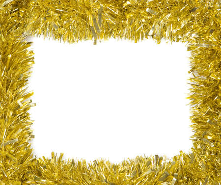 christmas decoration frame with empty space for textの写真素材