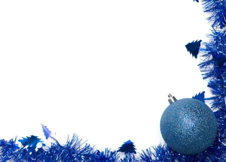 christmas decoration frame with empty space for textの写真素材