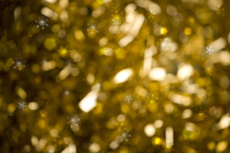 yellow circular reflectionsの写真素材