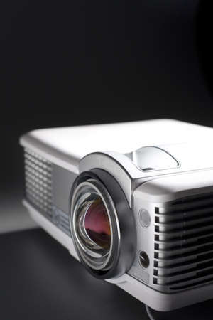 a photo of home cinema projector with space for your text