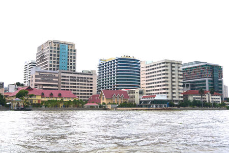 BANGKOK - NOVEMBER 4: Siriraj Hospital on November 4, 2014 in Bangkok, Thailand. A major government hospital at the Chao Praya Riverのeditorial素材