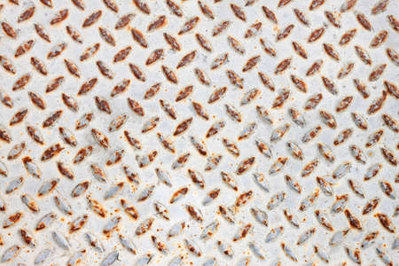 Rusty diamond plate texture