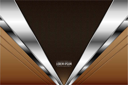 Elegant metallic background.Luxury with silver glossy.Layout for banner, business, presentations, flyers, posters.Vector illustration.Eps10のイラスト素材
