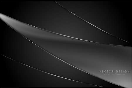 Metallic background.Luxury of gray and silver.Silk texture elegant metal modern design.のイラスト素材
