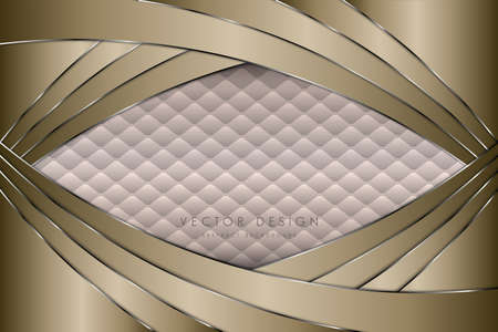 Luxury of gold and silver with pink upholstery modern design.のイラスト素材