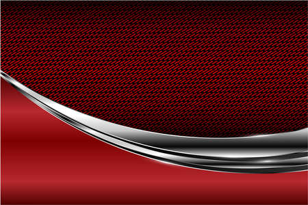 
Metallic background.Luxury of red and silver with carbon fiber texture.Elegant metal modern design.
のイラスト素材