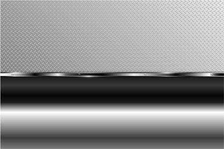Metallic background of gary and silver with metal texture.のイラスト素材