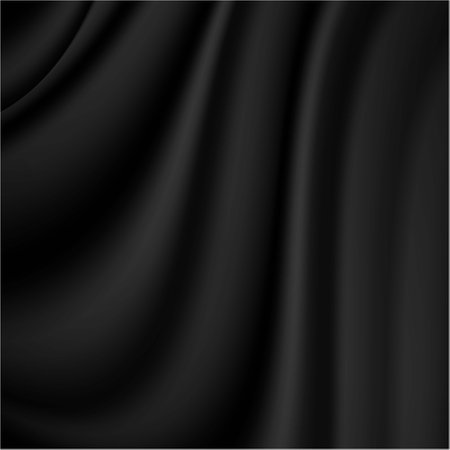 Abstract background.black satin silky cloth smooth texture.Vector Illustration.のイラスト素材