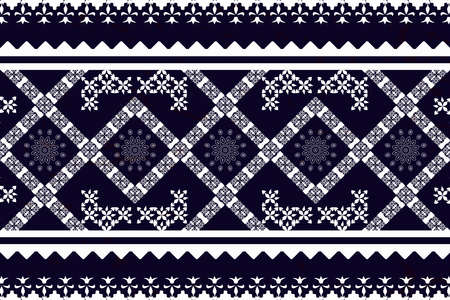 Geometric ethnic oriental seamless pattern traditional design for...