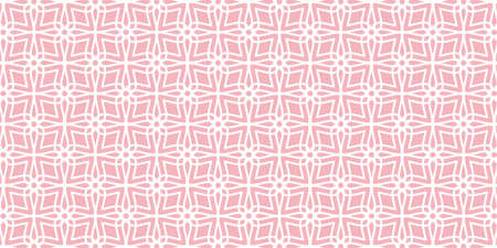 Abstract geometric seamless pattern floral design. Elegant of pink background beautiful for carpet,wallpaper,clothing,wrapping,batik,fabric. Vector illustration.Eps10のイラスト素材