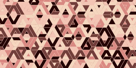 Geometric pattern with polygonal shape luxury of pink background and marble texture