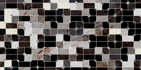 Geometric pattern luxury dark background with square shape and marble texture
