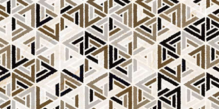Geometric pattern triangle shape luxury of gold and gray background with marble texture
