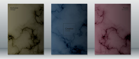Abstract background cover page design elegant with marble texture for bussiness card, magazine, poster, invitationのイラスト素材